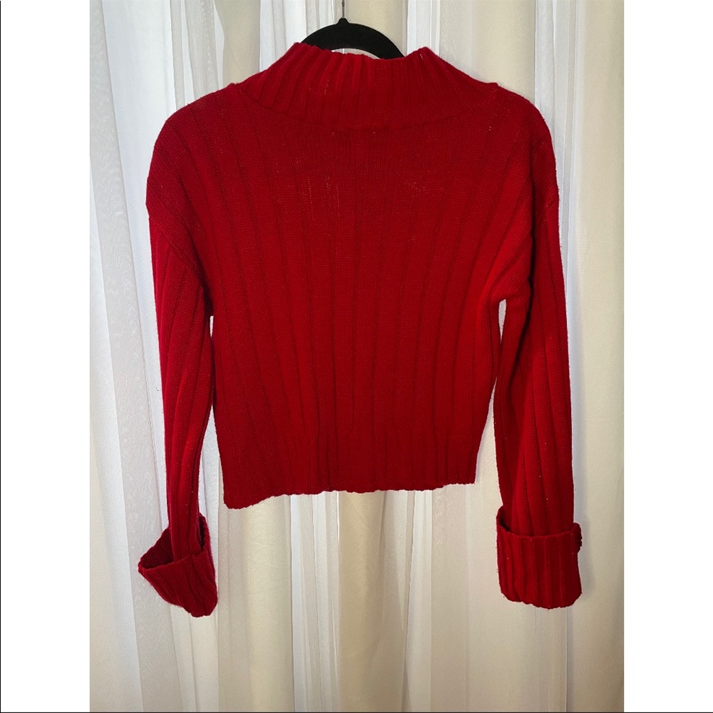 Boohoo Red Sweater - Picture 2 of 2